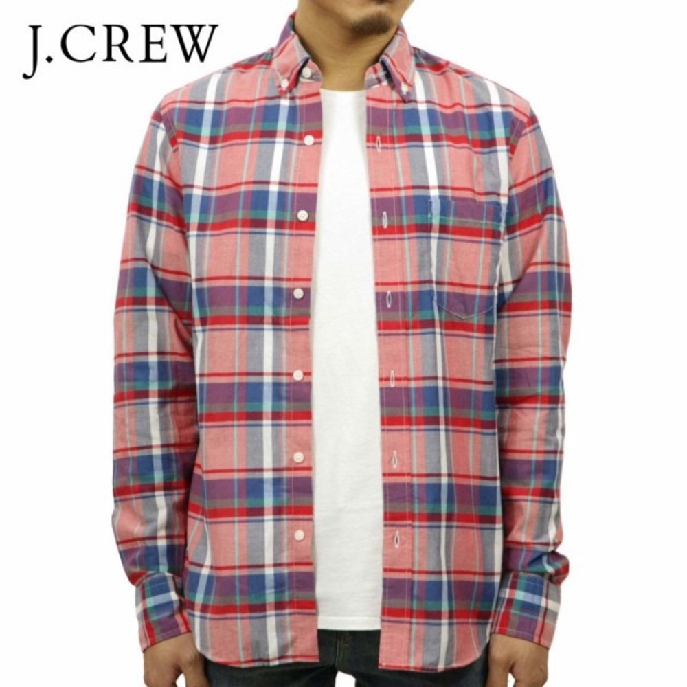 J Crew Slim‎ Fit Summer Plaid Shirt